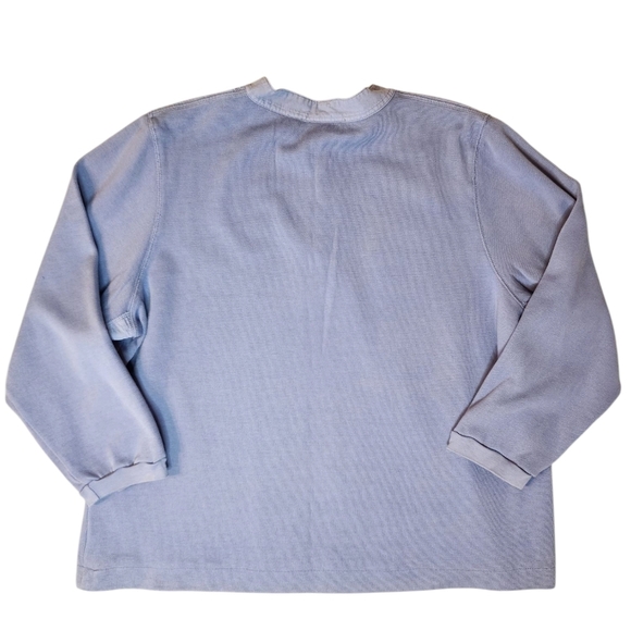 Denim&Co Women's 1X Sweatshirts Lot of 2 - Blue and Teal - Picture 2 of 9